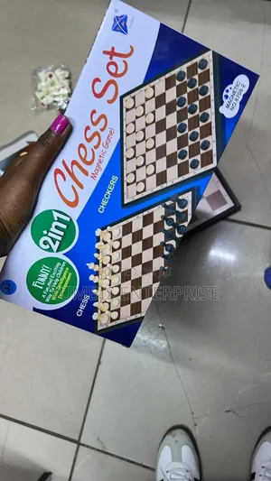 2 in 1 Chess Game With Checkers at 1300