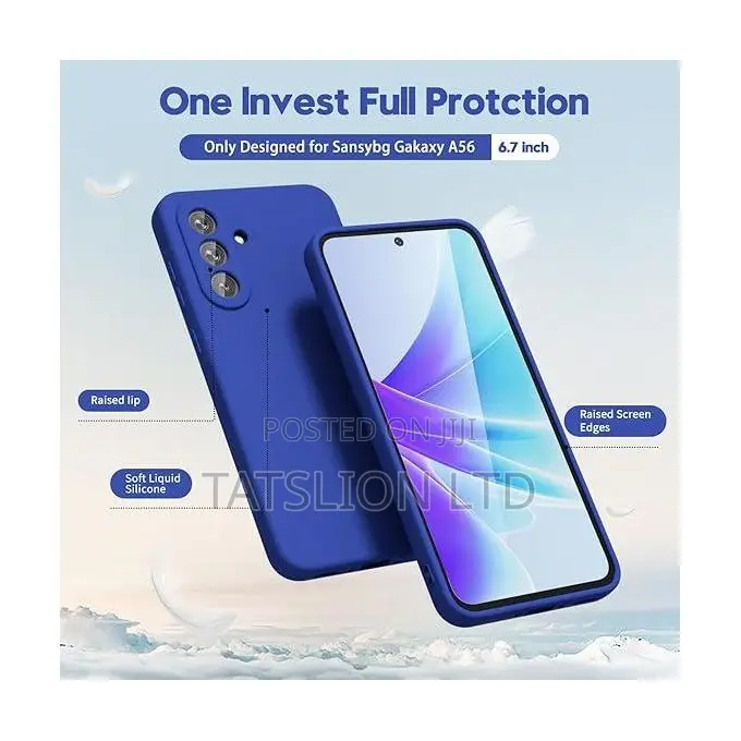 Samsung Galaxy A56 Blue Original Silicone Case/ Cover