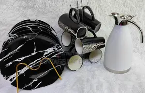 Classy Plates Flask and Mug Set