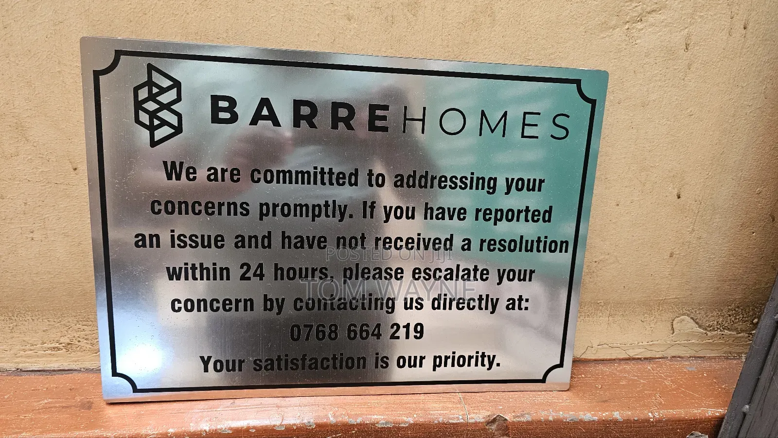 Plaques for Apartments and Building Notice