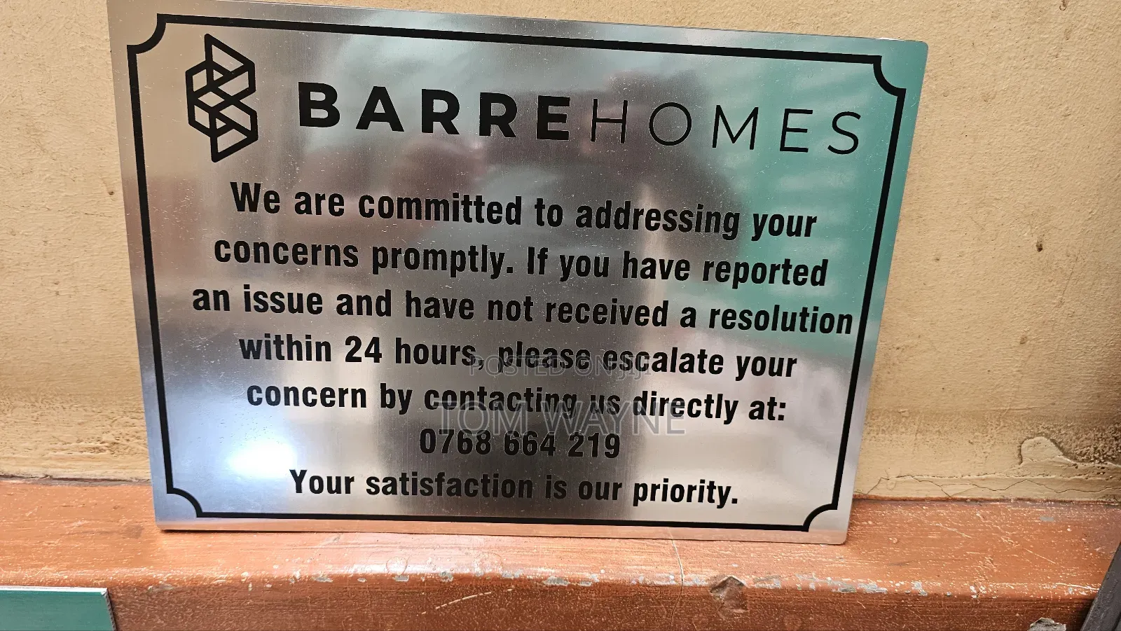 Plaques for Apartments and Building Notice