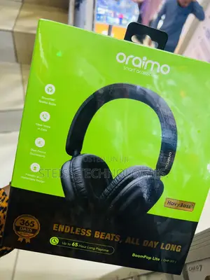 Oraimo Black Wireless Headsets 