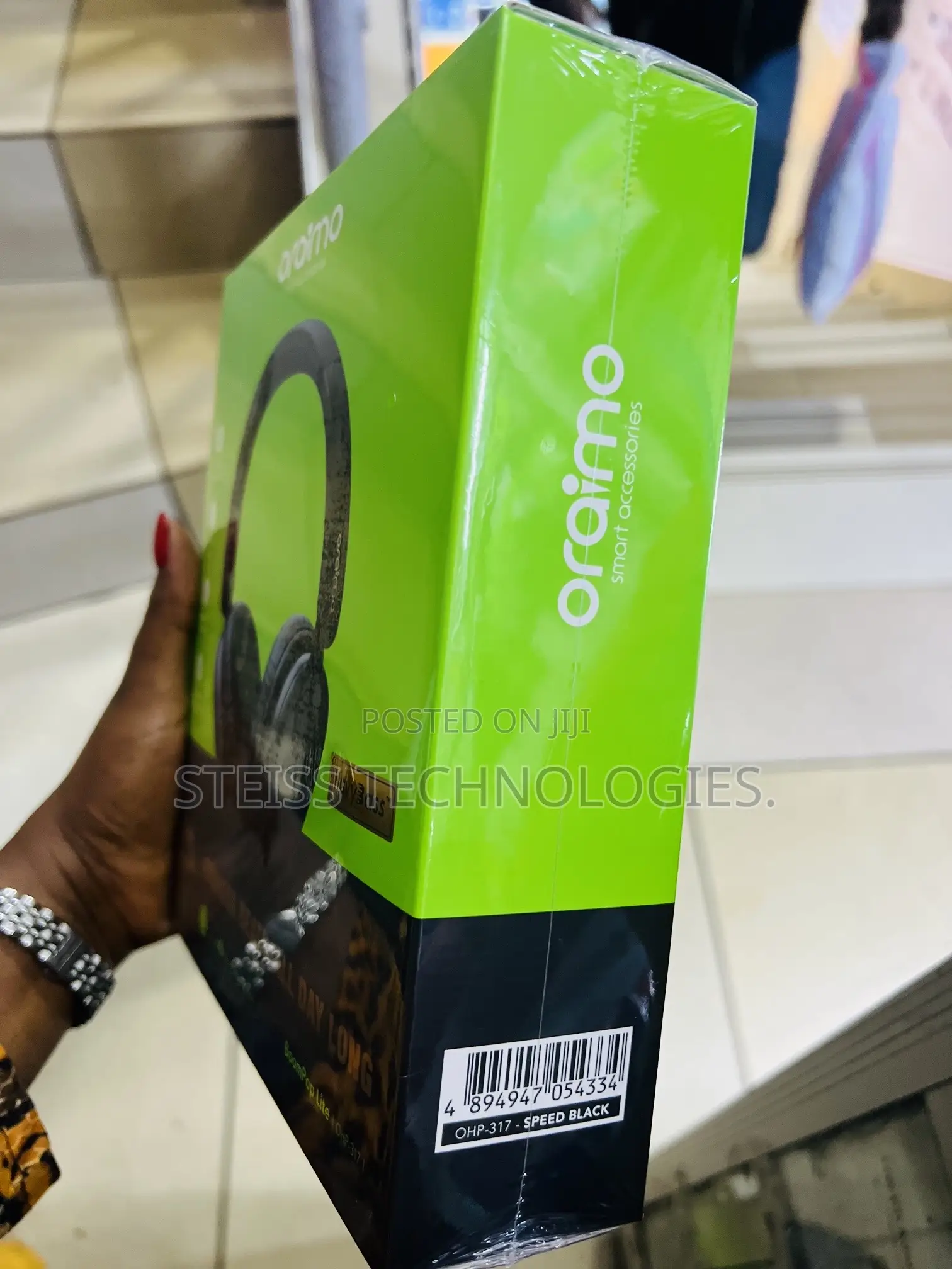 Oraimo Black Wireless Headsets 