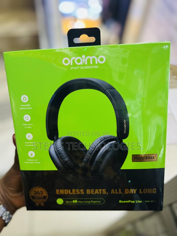 Oraimo Black Wireless Headsets  - thumbnail 8