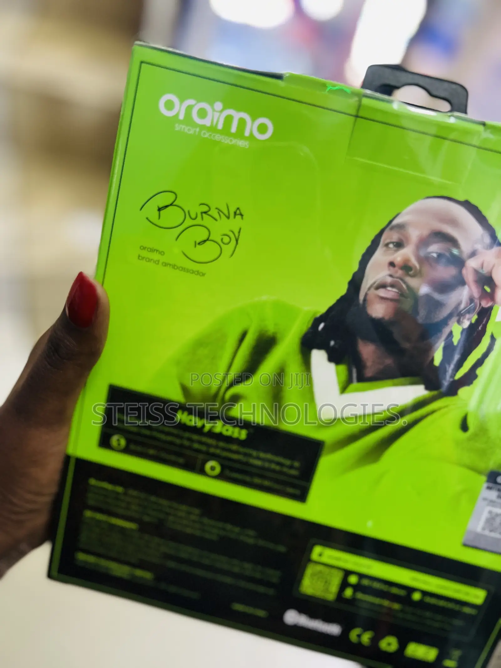 Oraimo Black Wireless Headsets 