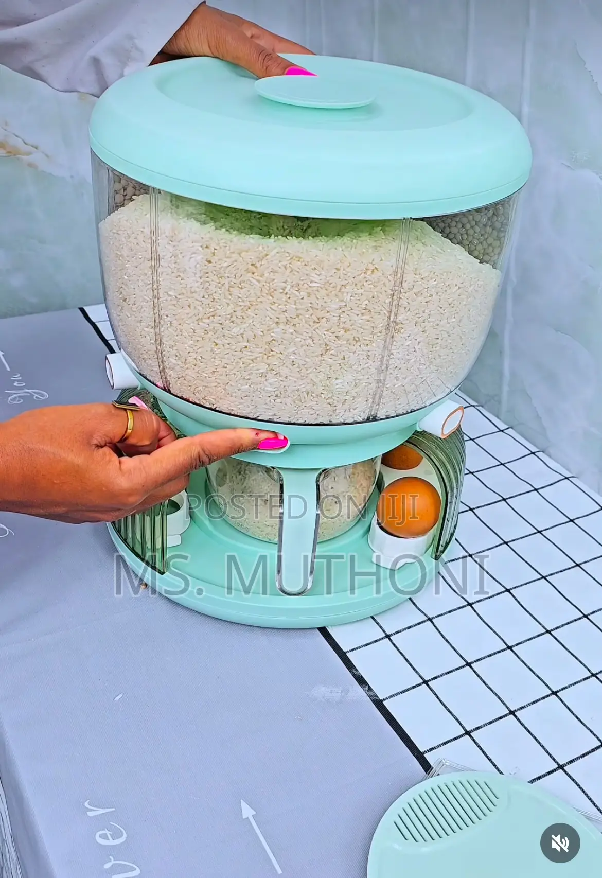 Multifunctional Cereals and Egg Organizer