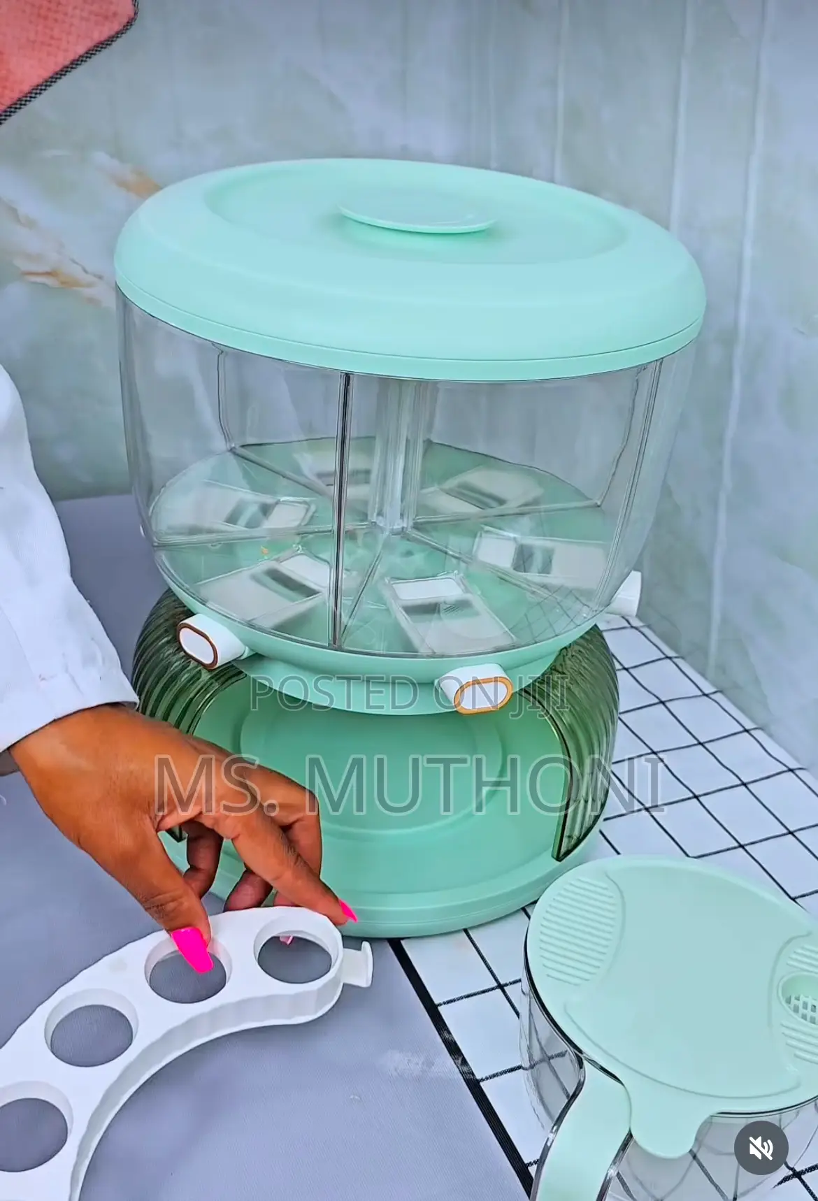 Multifunctional Cereals and Egg Organizer