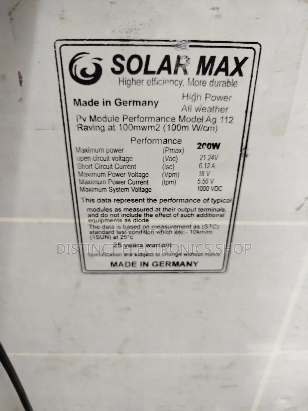 Solarmax Solar Panel