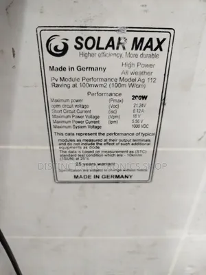 Solarmax Solar Panel