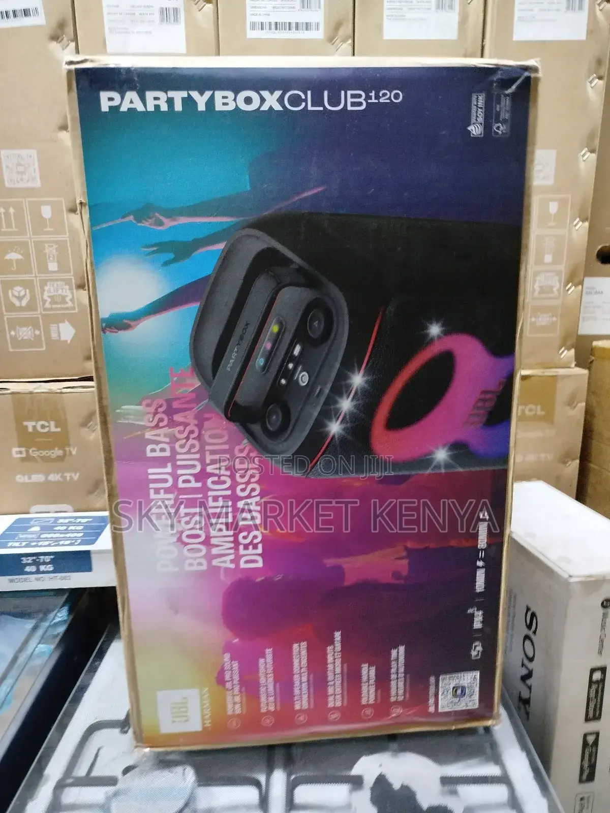 JBL Party Box Club 120 Portable Party Speaker 160w