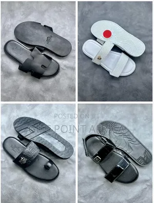 Leather Sandals/Slides for Men