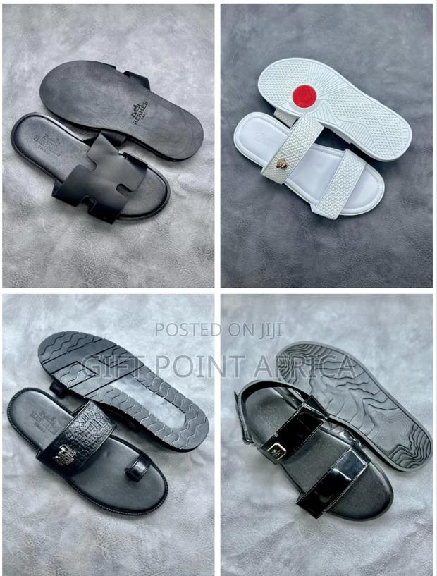 Leather Sandals/Slides for Men