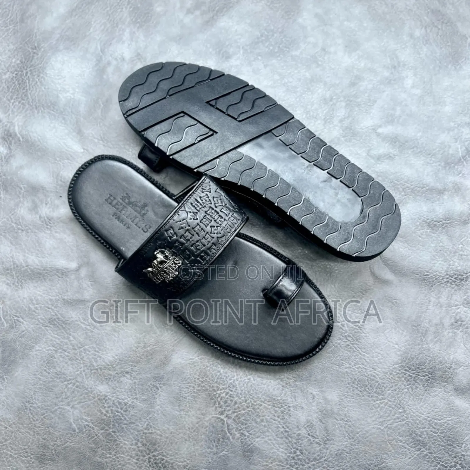 Leather Sandals/Slides for Men
