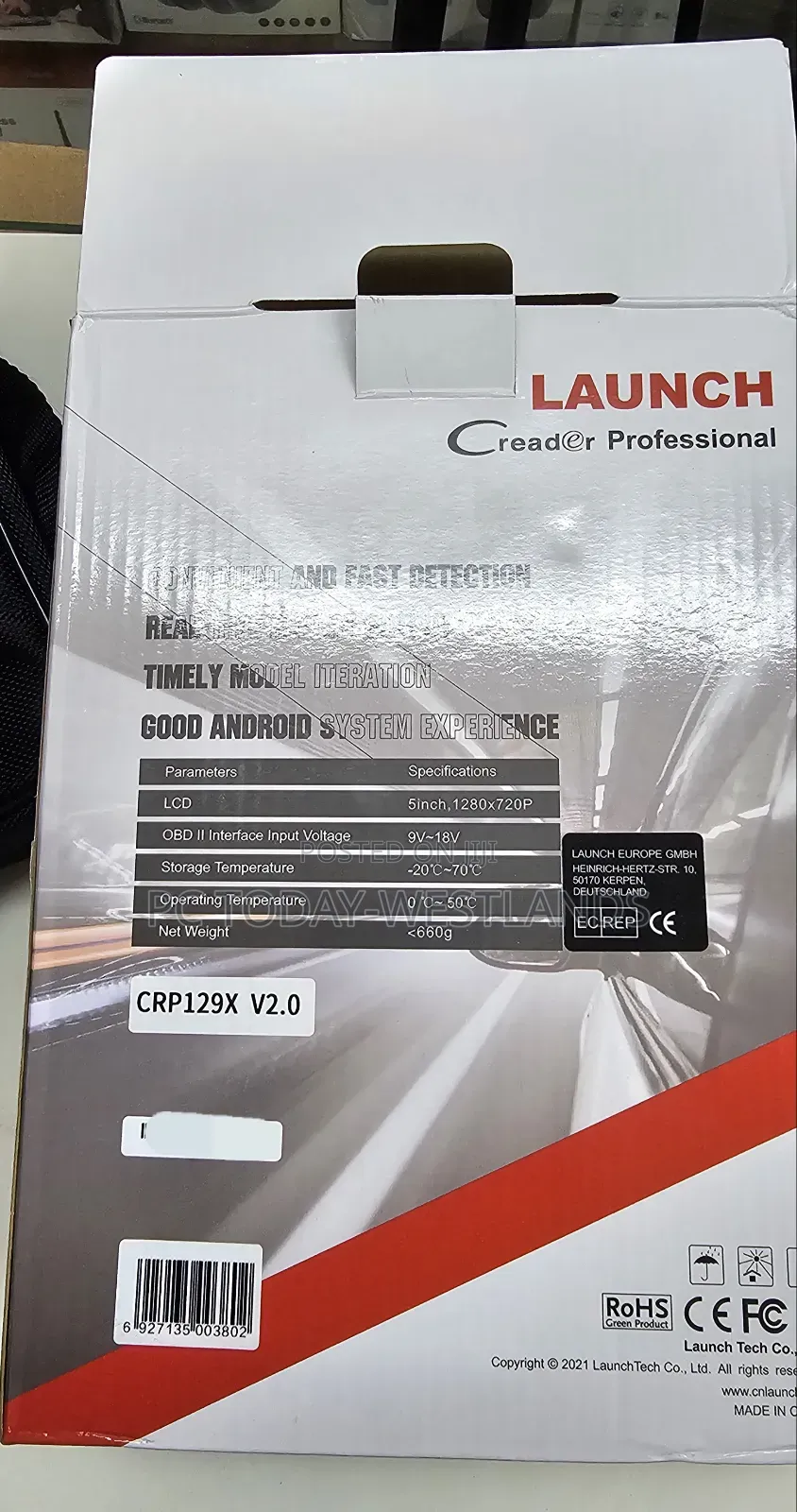 Launch Creader Crp129x V2.0 Obd2 Tool Lifetime Free Update