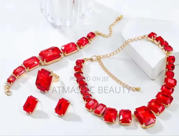 Cute Red Rhinestone Jewellery - thumbnail 2