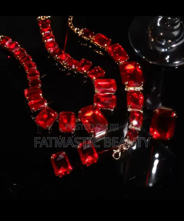Cute Red Rhinestone Jewellery - thumbnail 3