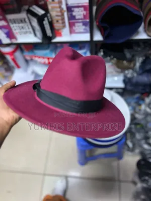 Maroon Fedora Hats at 700 Unisex Hats