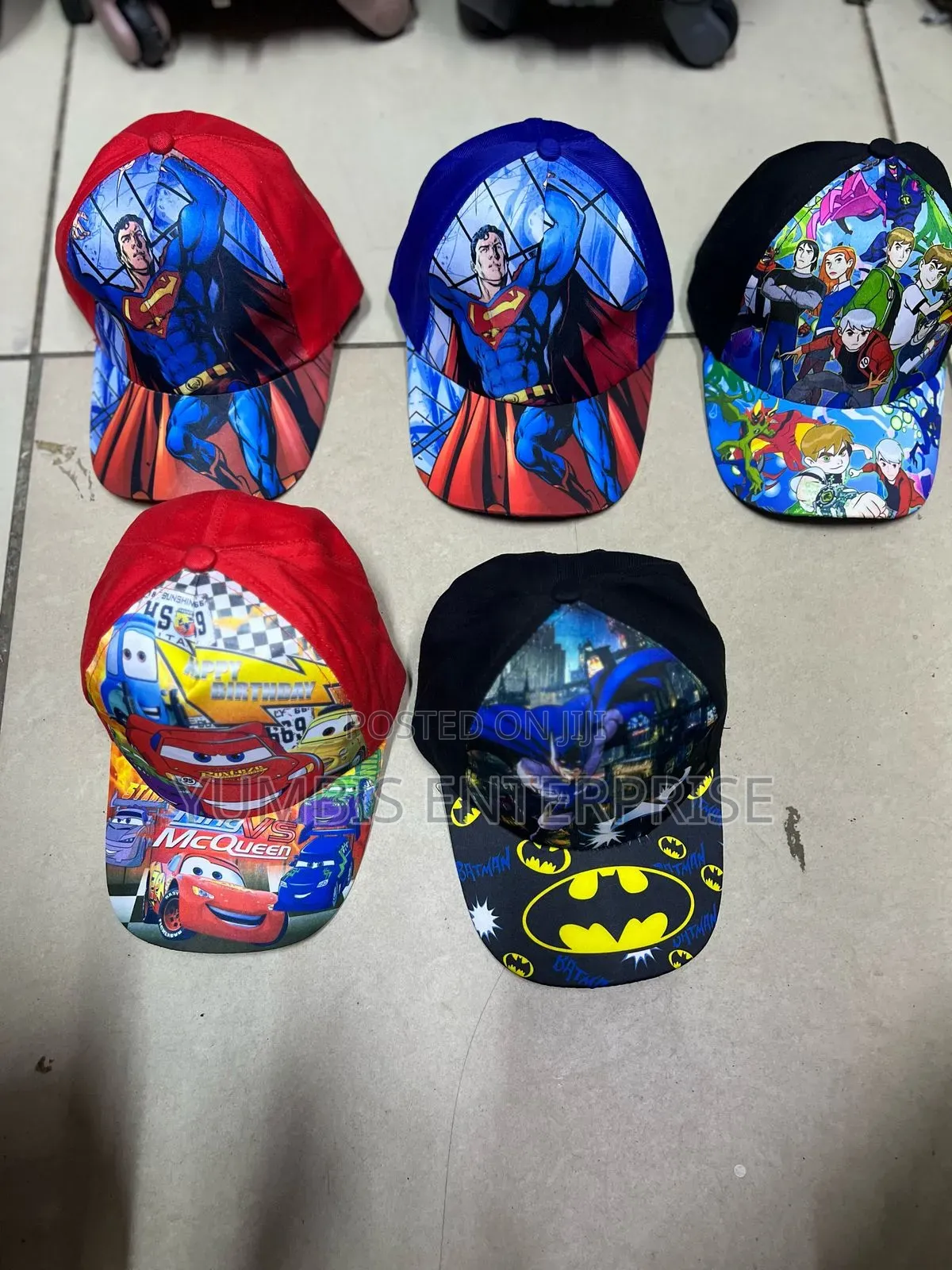 Boys Kids Cartoon Themed Caps