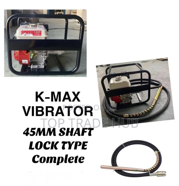 K-max 8.5hp Petrol Concrete Vibrator 45mm Shaft Lock Type