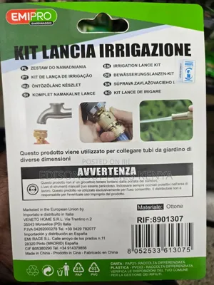 Spray Nozzle Wash Water Gun Garden Brass Hose Connectors Set