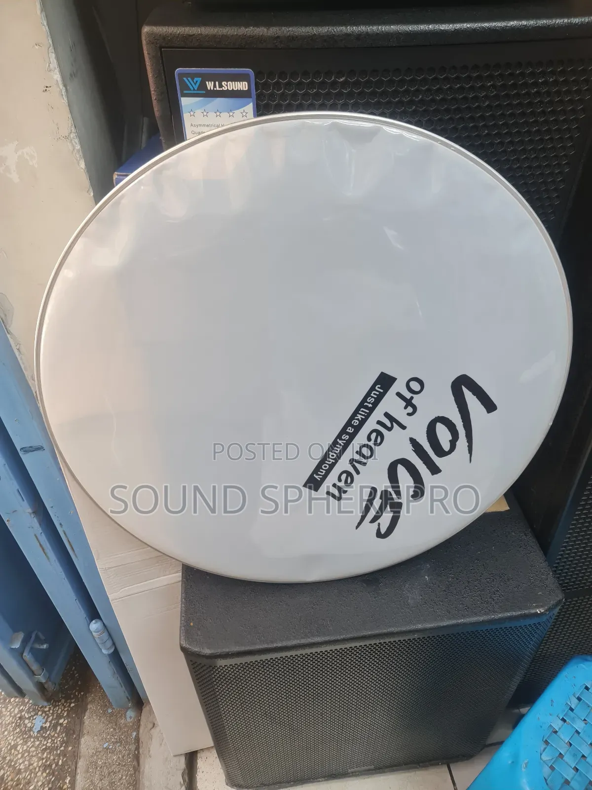 Voh Marching Drum Size 24 Drum Skins
