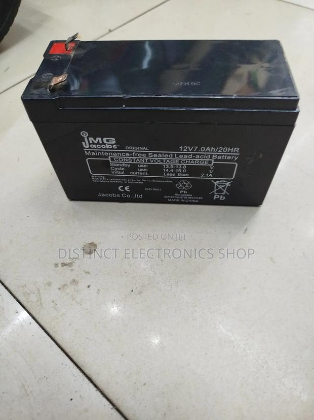 Jacobs Battery Generator,12v,7ah ,Free Maintenance