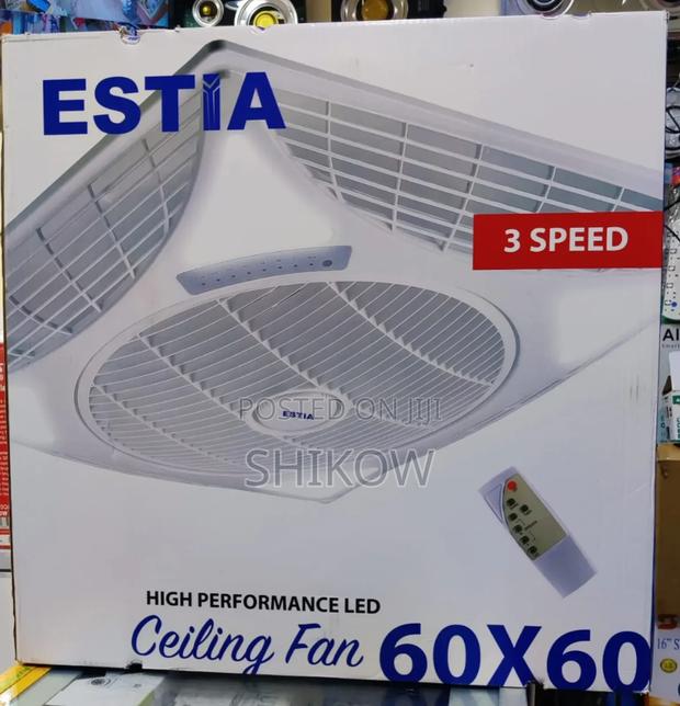 Estia Recessed Ceiling Louver Fan 60cmx60cm