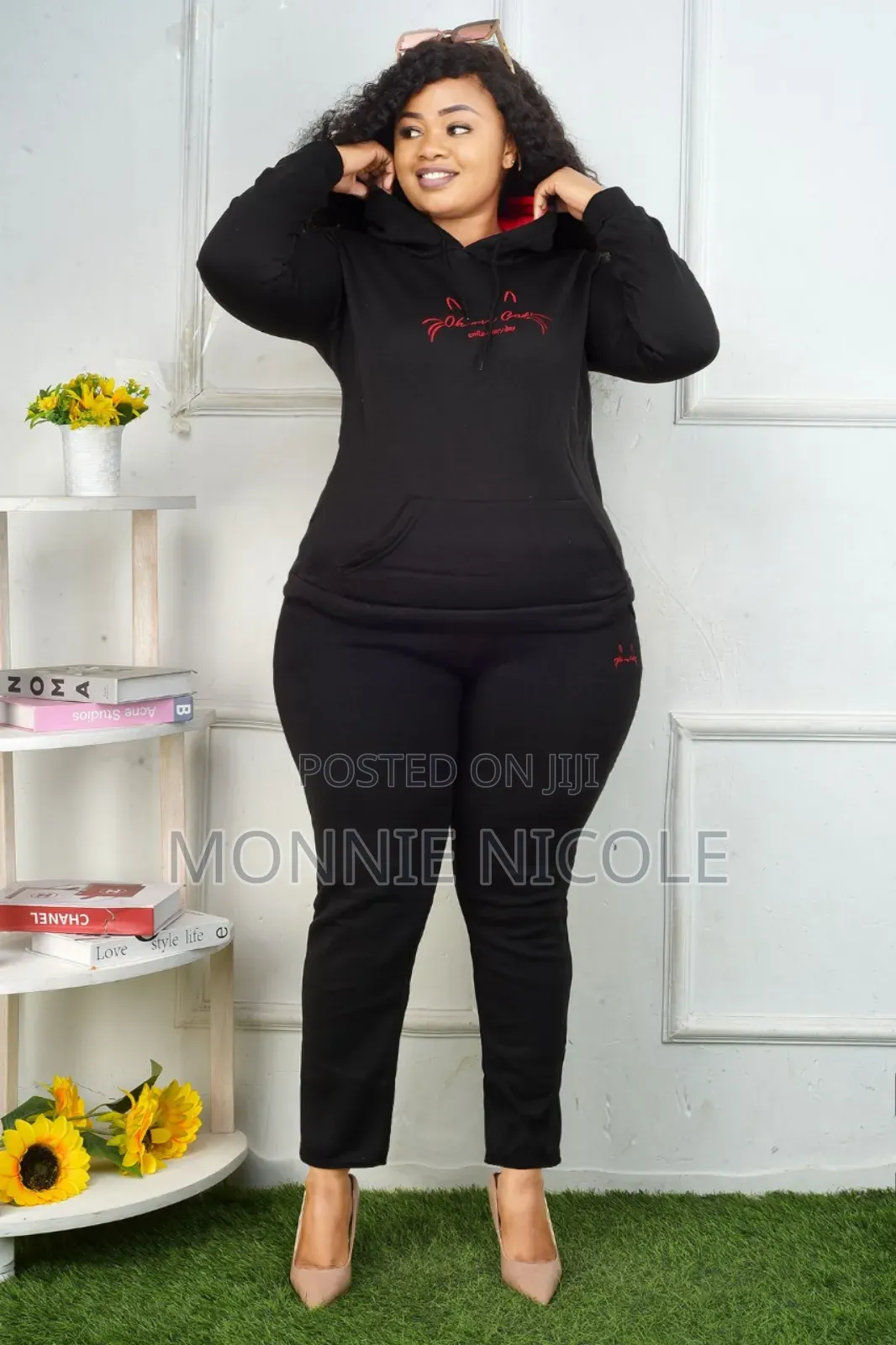 Red-Black Warm Tracksuit. 