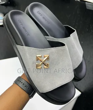 Leather Suede Slides for Men