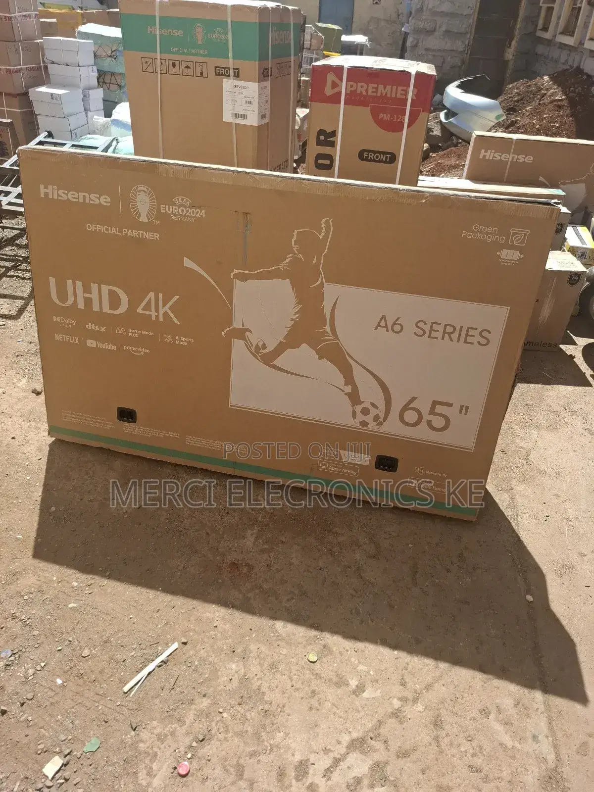 Hisense 65′′ 65a6 Vidaa Smart Uhd Tv – New Model 2025