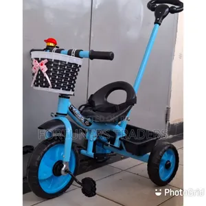Tricycle With Push Handle