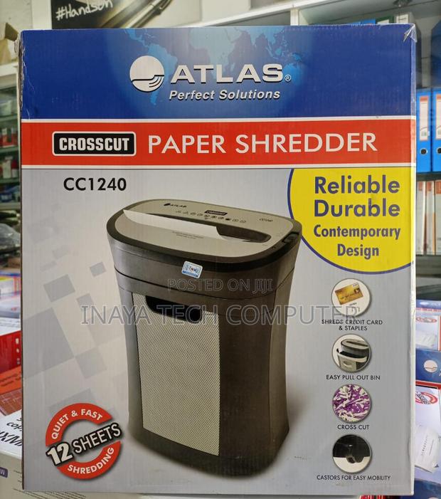 Atlas Cc1240 Cross Cut Paper Shredder (12 Sheet)