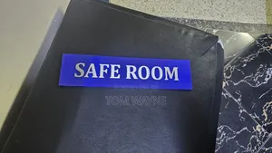 Blue Office Door Signs