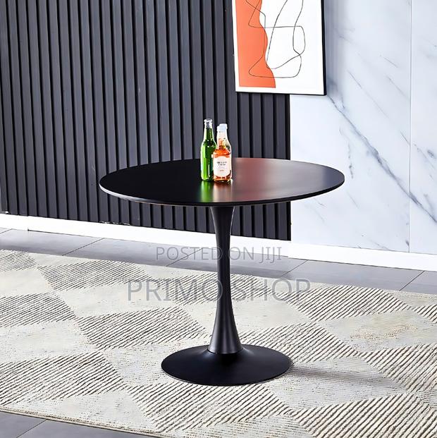 Office Table; Sleek Round Dining Table - thumbnail 4