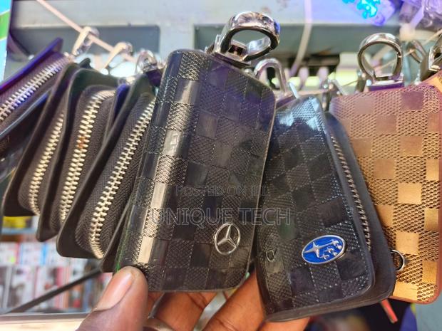 Detachable Car Key Holder Case Zipper Closure