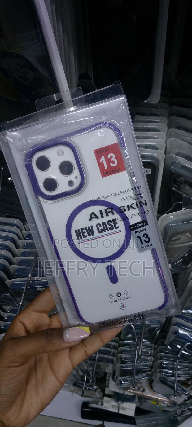 iPhone 13 Pro Max Case Purple Magsafe Clear Case - thumbnail 2