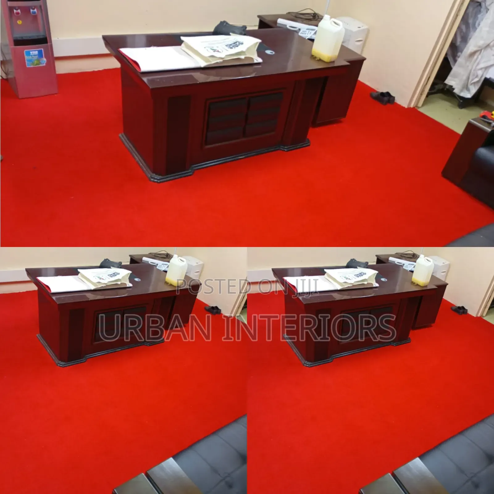 Office Wall to Wall Carpets. Red High Class Carpets