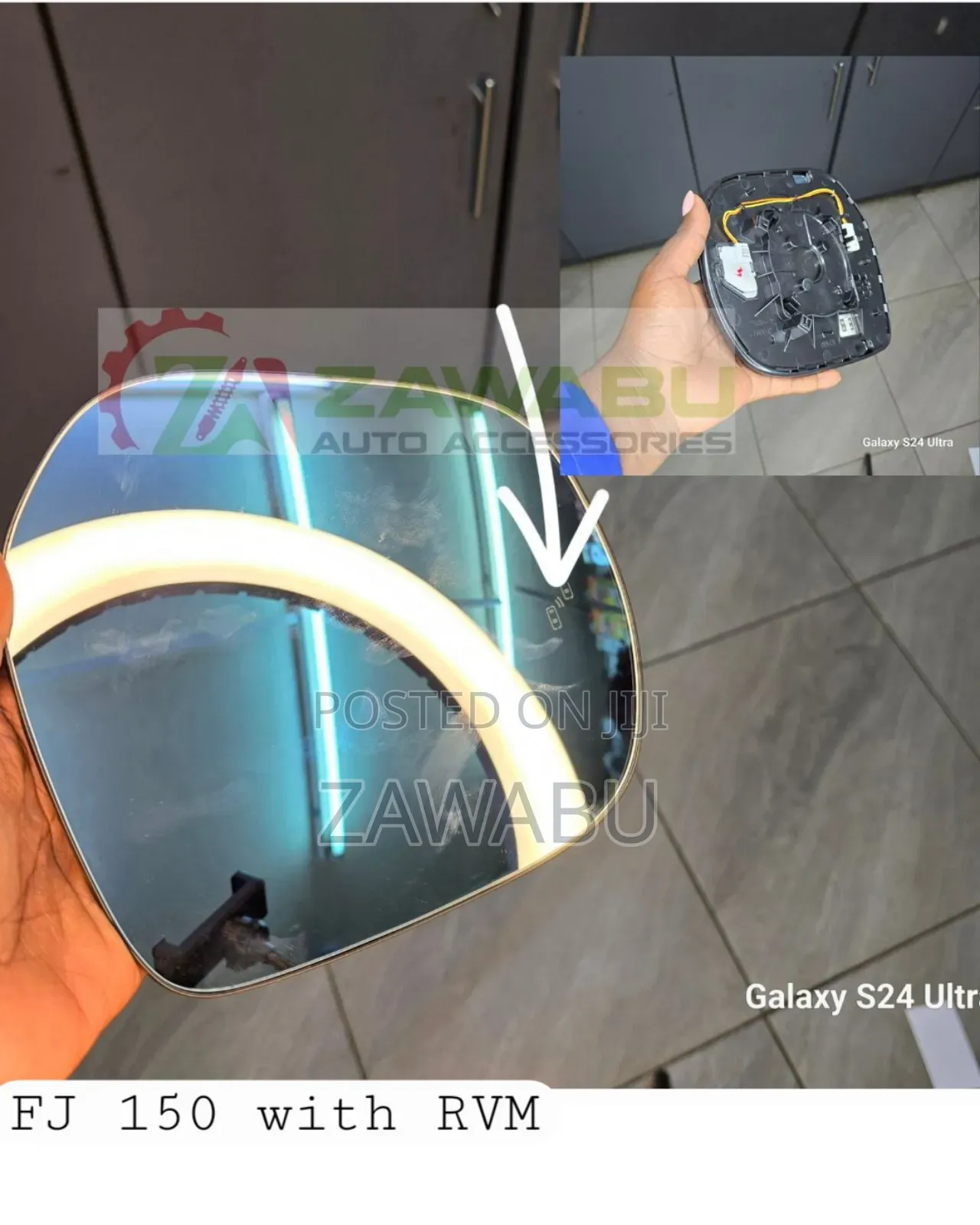 Side Mirror Lens Prado Fj 150 With RVM