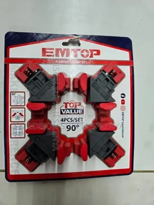 4pcs Corner Clamp Set Emtop Wood Clamps For Woodworking 90