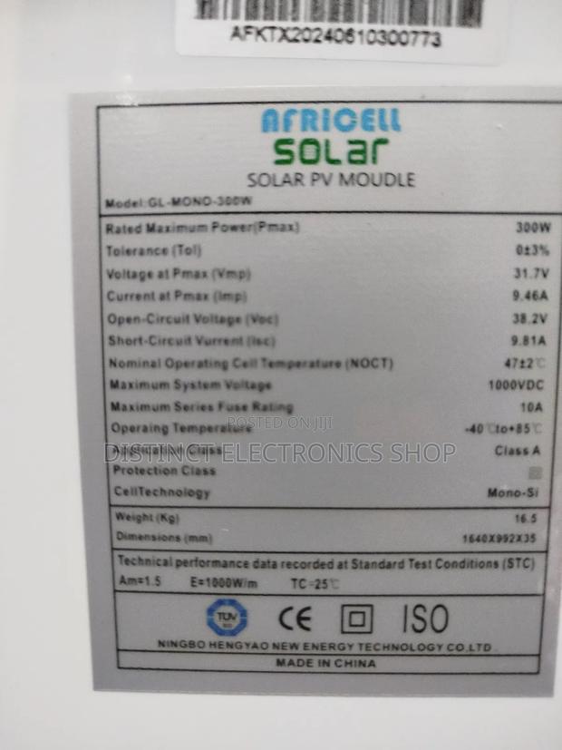 Africell Solar Panel 300watts - thumbnail 2
