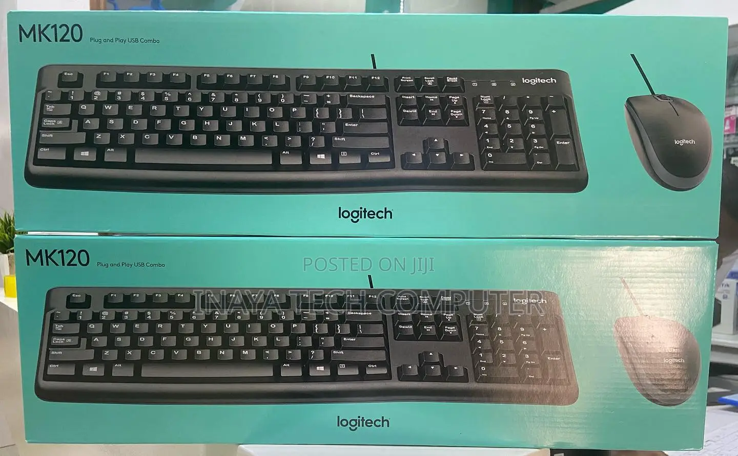 Logitech Mk120 Wired Keyboard and Mouse Combo