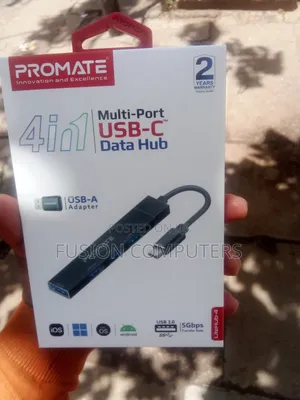 Promate 4-in-1 Multi-Port Usb-C Data Hub (Litehub-4)