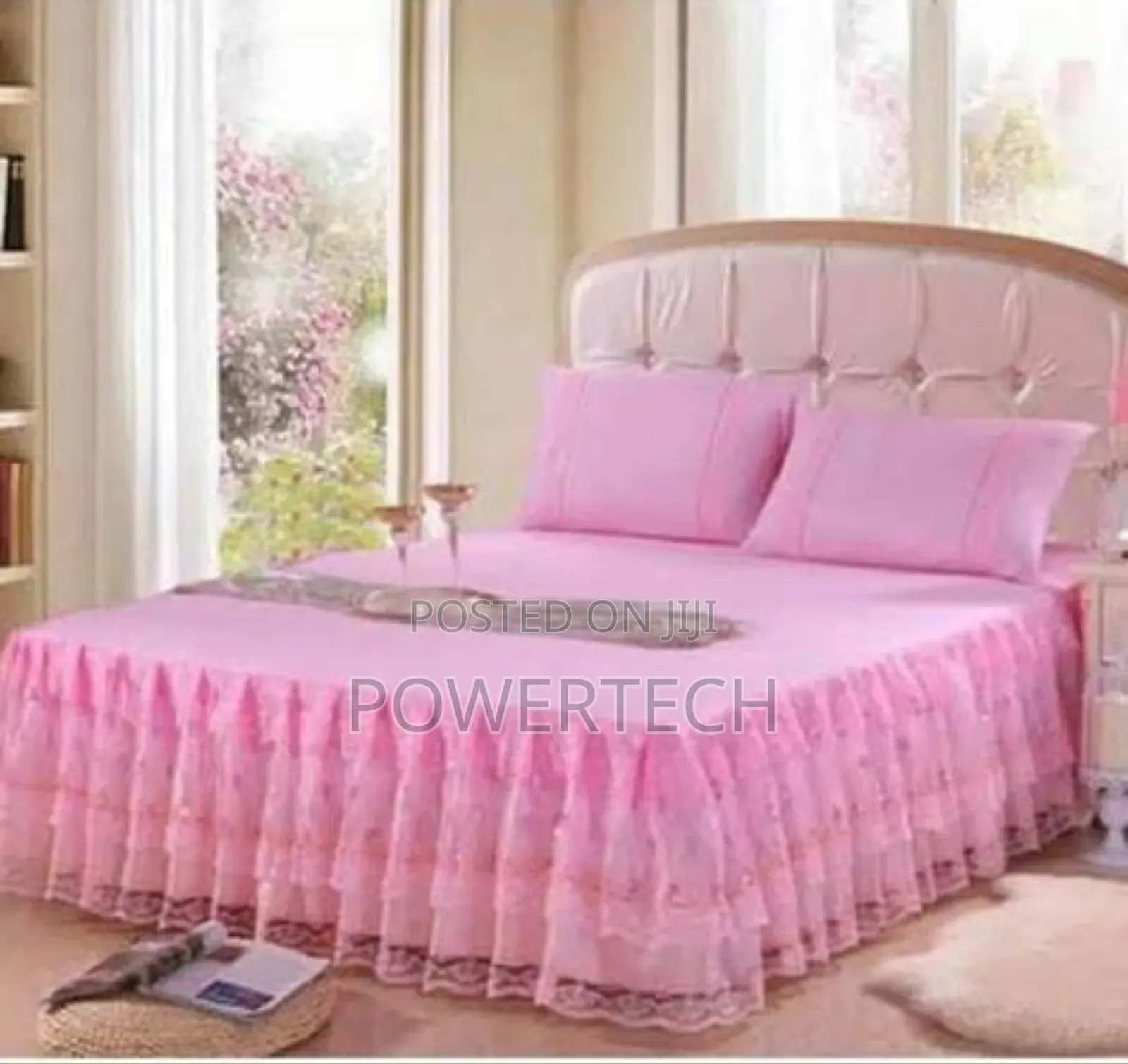 Bed Skirt , Bed Skirt All Sizes 6 by 6.