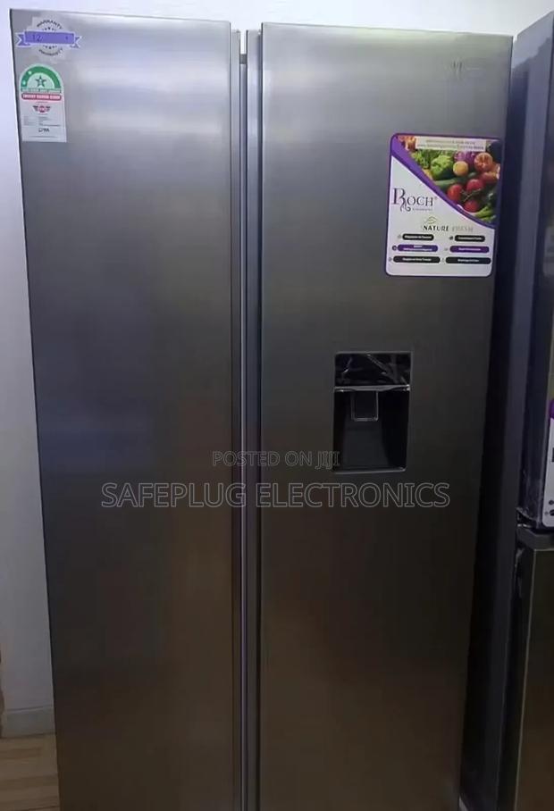 External Dispenser - Roch 439l Side*Side, Twin Door Fridge