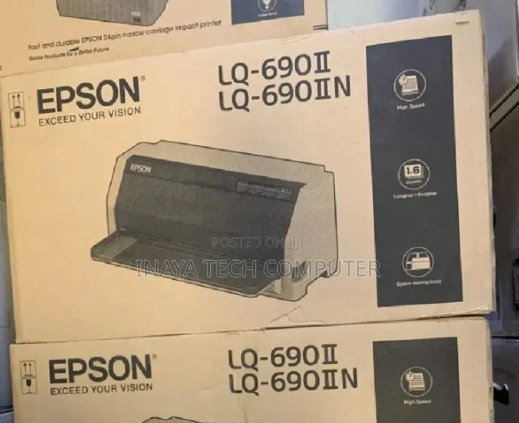 Epson Lq-690 Il Monochrome 24 Pin Dot Matrix Printer