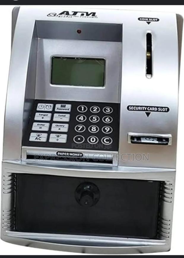 New Advanced Person Mini Atm Kids Saving Bank.