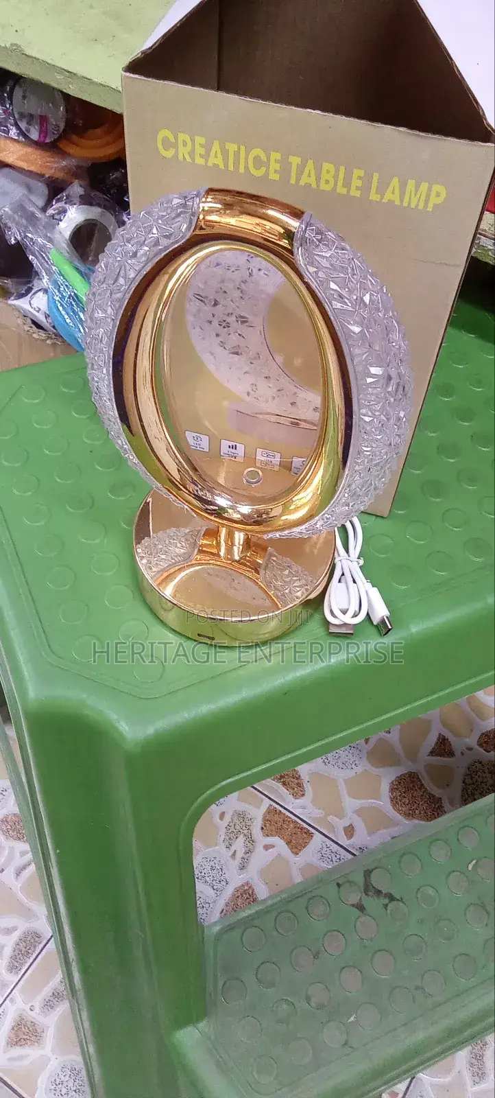 Table Lamp Diamond Electric Table Lamp