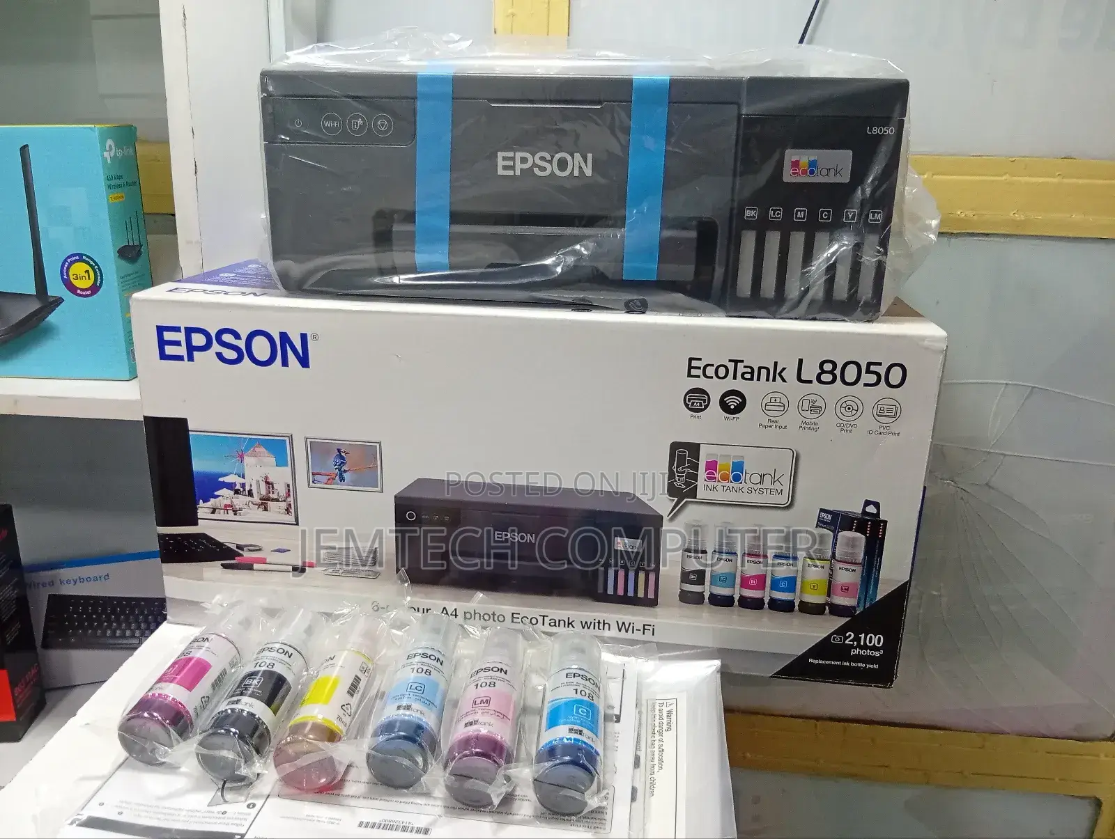 Ecotank L8050^^Epson Ecotank L8050 Photo Printer