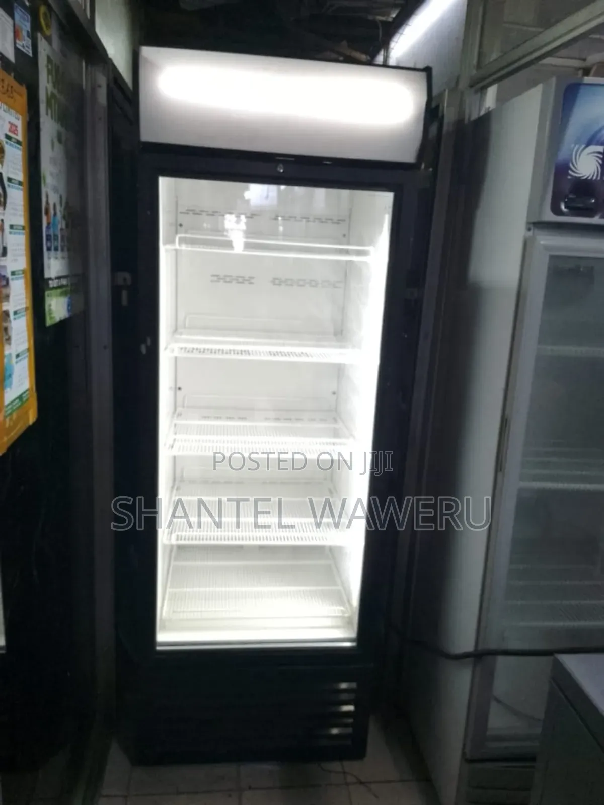 Commercial Show Case Display Fridge With 5trays