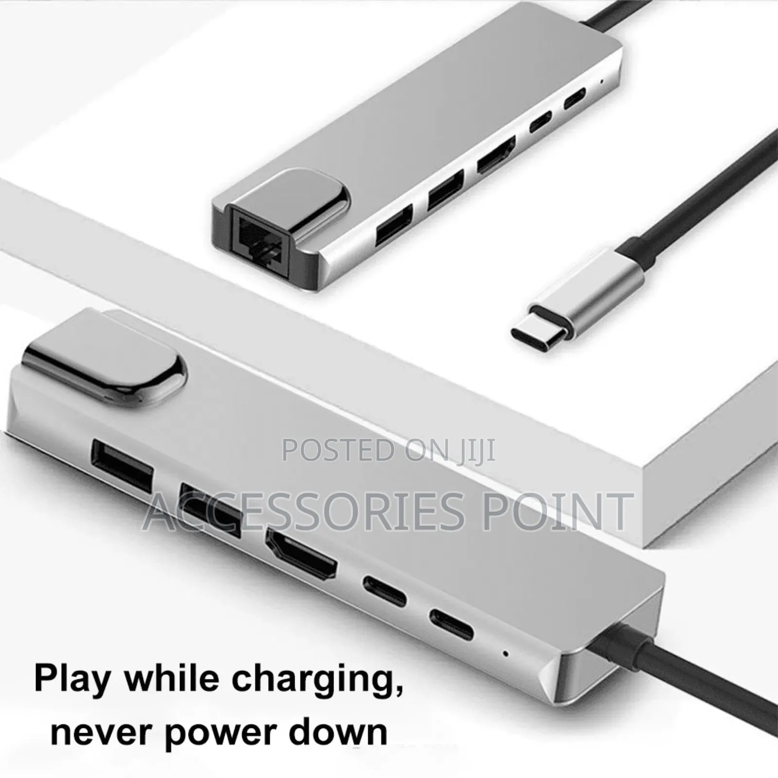 6-in-1 Type C Hdmi Adapter, for Macbook Pro,iPad Pro,Xps